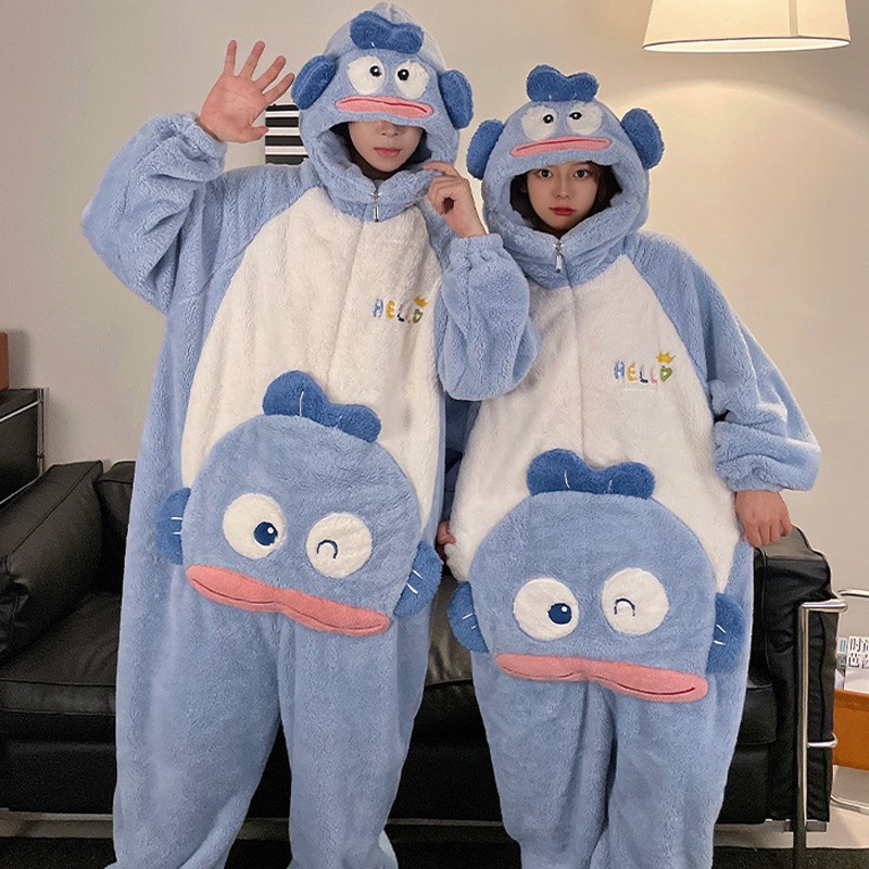 Mignon pyjama éléphant à capuche chaud en flanelle Mignon pyjama éléphant à capuche chaud en flanelle