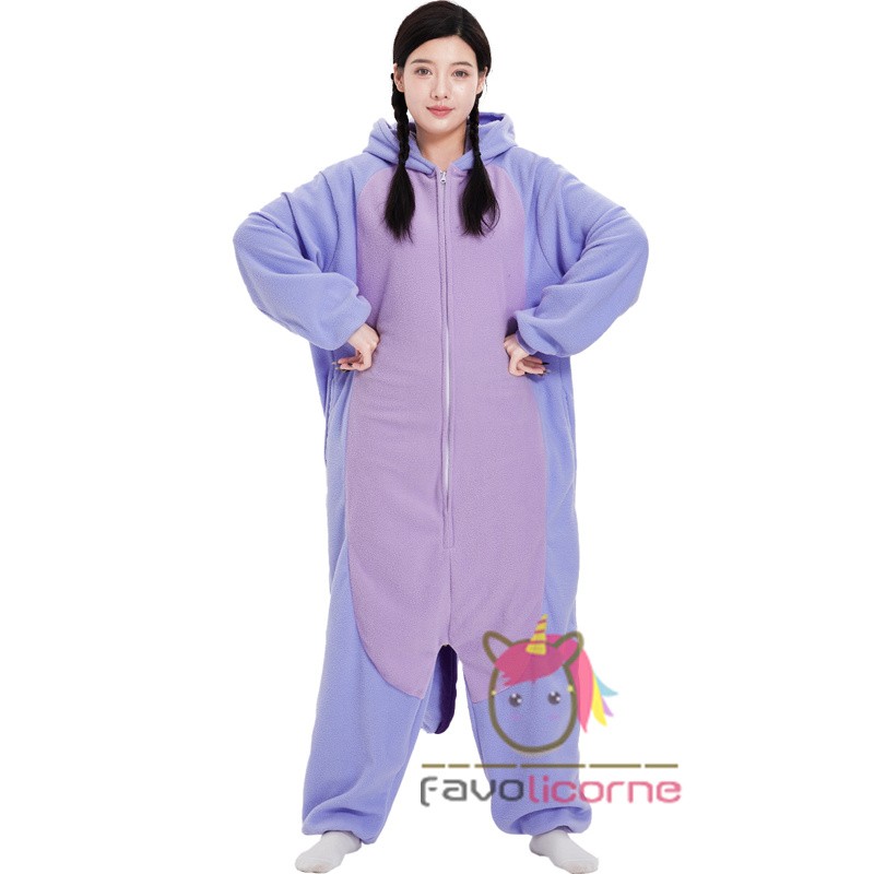Combinaison Pyjama Axolotl Adulte - Déguisement Cosplay Halloween Noël En Polaire Douce - Unisexe