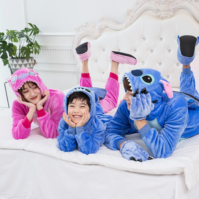 Pyjama Combinaison Stitch Family Matching Déguisement Kigurumi