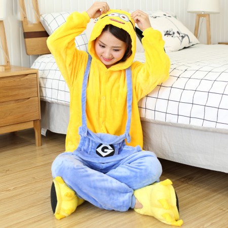 Pyjama Minions Combinaison Adulte Déguisement