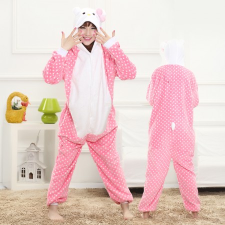 Pyjama Chat Combinaison Femme Homme Déguisement