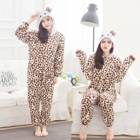 Combinaison Pyjama Leopard Chat Déguisement