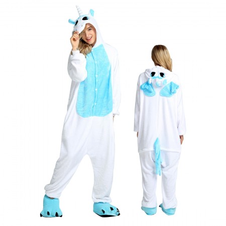 Combinaison Pyjama Licorne Bleue Déguisement