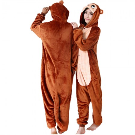 Femme Homme Combinaison Pyjama Singe