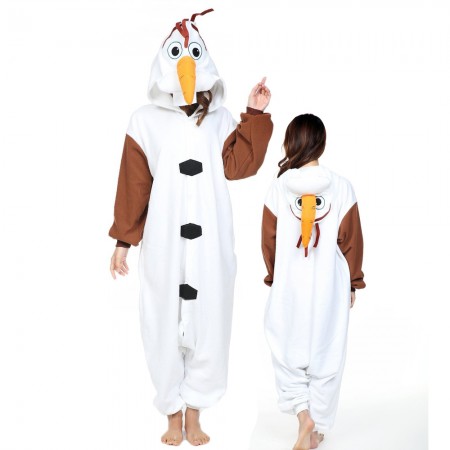 Femme Homme Combinaison Pyjama Snowman Olaf Déguisement