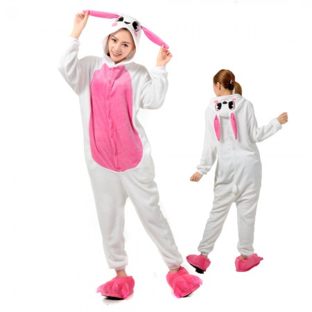 Femme Homme Combinaison Pyjama Lapin Bunny Déguisement