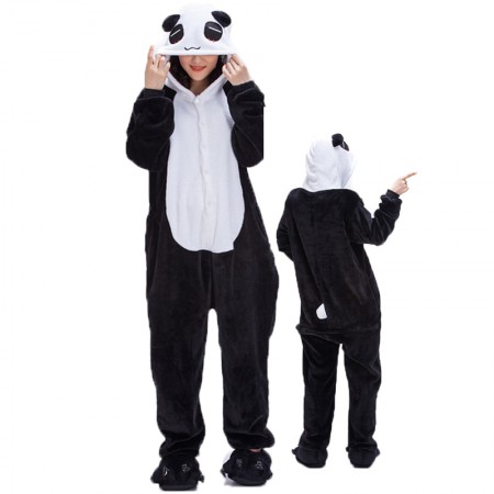 Femme Homme Combinaison Pyjama Pandas Déguisement