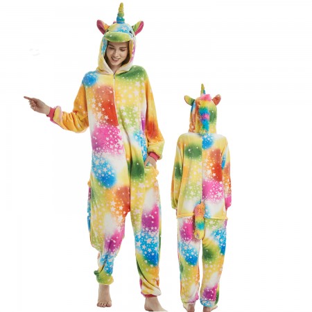 Femme Homme Combinaison Pyjama Star Dream Licorne Déguisement