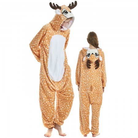 Femme Homme Combinaison Pyjama The Deer Déguisement