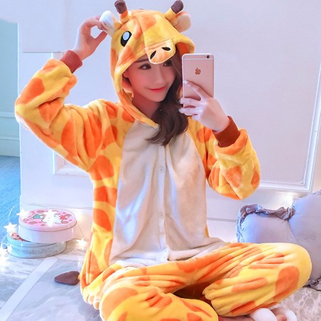 Pyjama Animaux Girafe Combinaison Déguisement