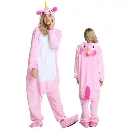 Pyjama Licorne Rose Combinaison Déguisement