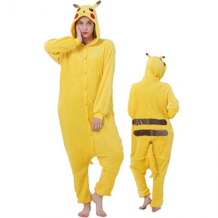 Pyjama Pikachu Combinaison Femme Homme Déguisement