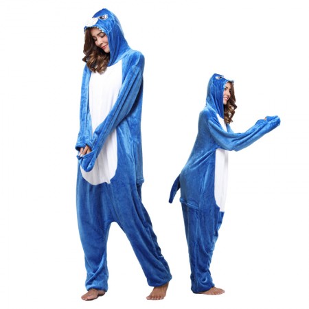 Pyjama Requin Combinaison Femme Homm Déguisement