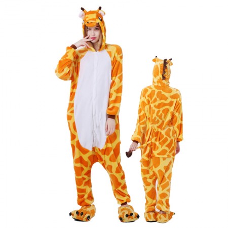Pyjama Girafe Combinaison Femme Homme Déguisement