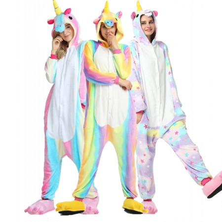 Pyjama Licorne Combinaison Pour Adulte Déguisement Homme et femme