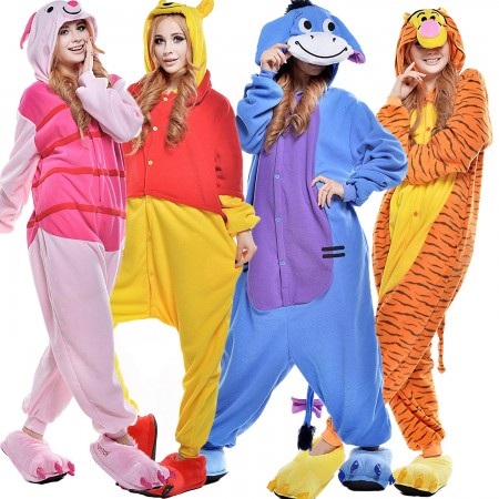 Combinaison Pyjama Winnie The Pooh Adultes