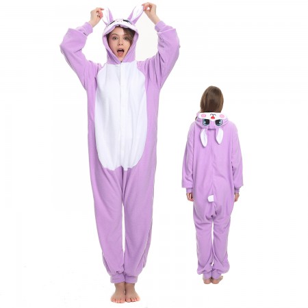 Combinaison Pyjama Lapin Violet