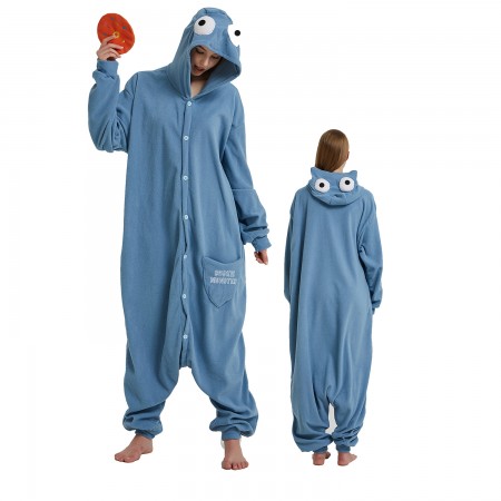 Combinaison Pyjama Sesame Street Bleue Monster