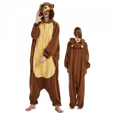Combinaison Pyjama Marron Bear 