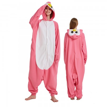 Combinaison Pyjama Pingouin Rose