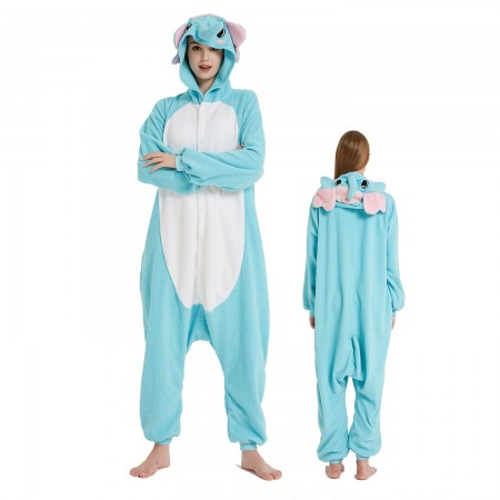 Combinaison Pyjama Éléphant Bleue