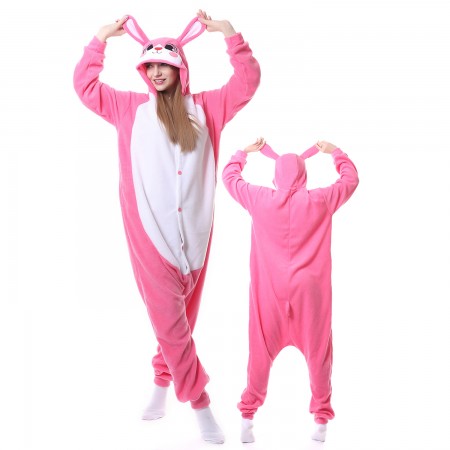 Combinaison Pyjama Lapin Rose