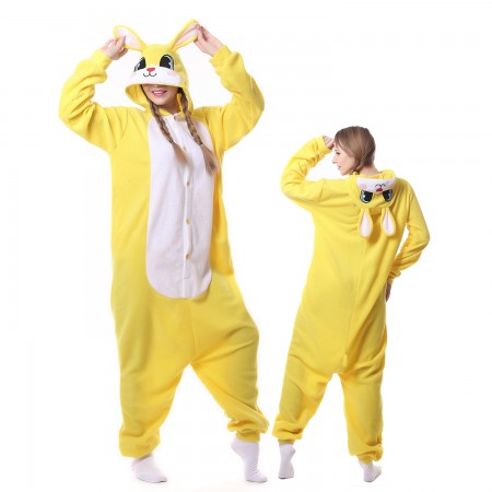 Combinaison Pyjama Lapin Jaune