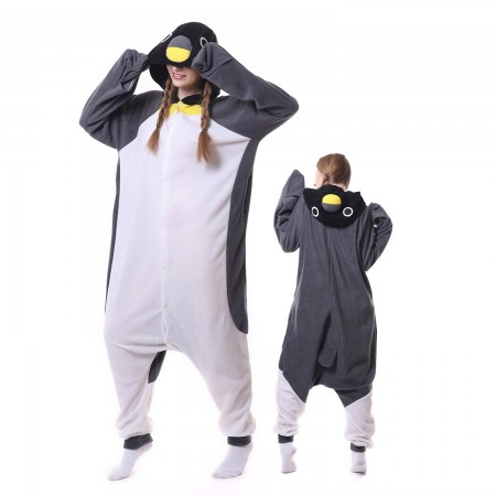 Combinaison Pyjama Pingouin Gris