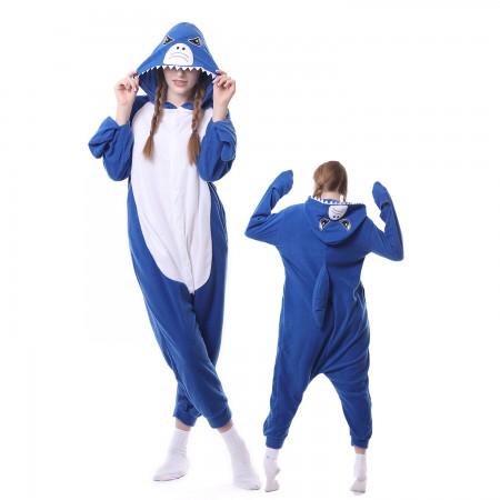 Combinaison Pyjama Requin Bleue