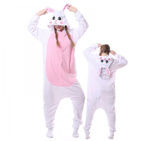 Combinaison Pyjama Lapin Blanc