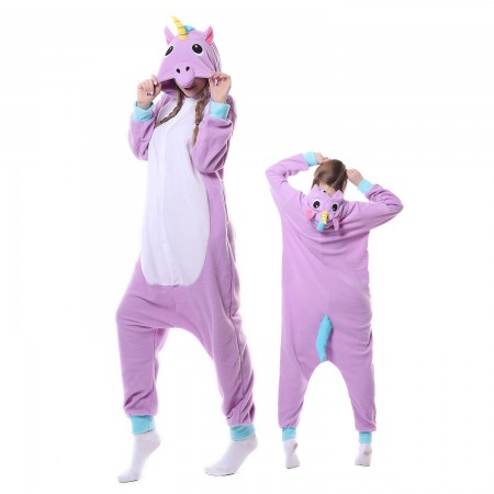 Combinaison Pyjama Licorne Violet