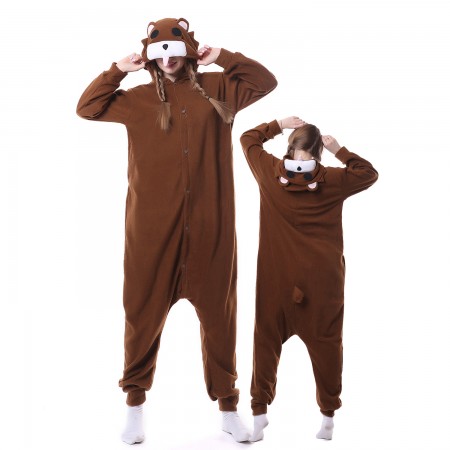 Combinaison Pyjama Marron Bear