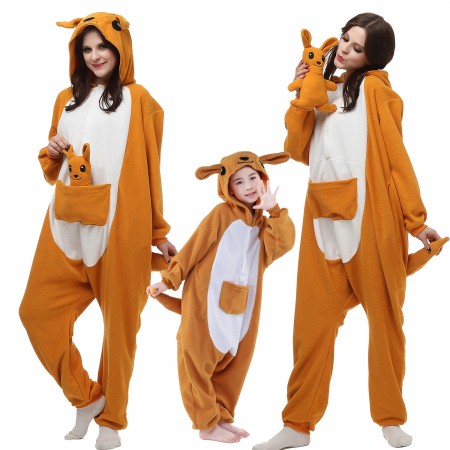 Combinaison Pyjama Kangourou Adulte & Enfant