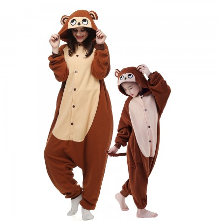 Combinaison Pyjama Singe Adulte & Enfant