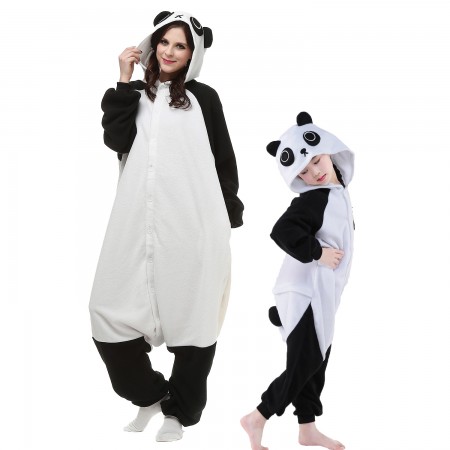 Combinaison Pyjama Pandas Adulte & Enfant