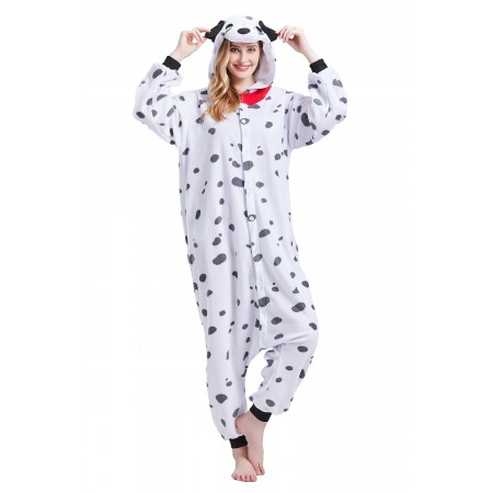 Déguisement dalmatien pour adultes tenue d'Halloween pour femmes et hommes