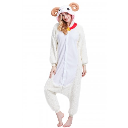 Déguisement mouton pour adultes tenue d'Halloween pour femmes et hommes