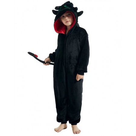 Déguisement Zahnlos pour enfants déguisement Onesie Toothless pour le carnaval