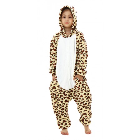 Déguisement léopard Onesie Cosplay Halloween pour filles