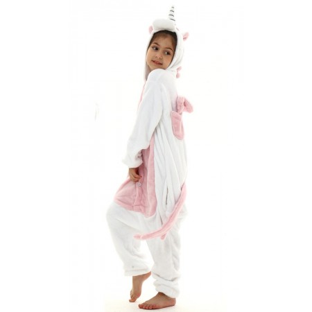 Déguisement licorne blanche Onesie Cosplay Halloween pour filles