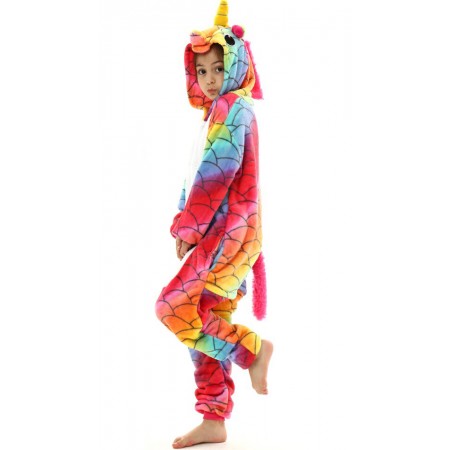 Déguisement sirène licorne Onesie Cosplay Halloween pour filles