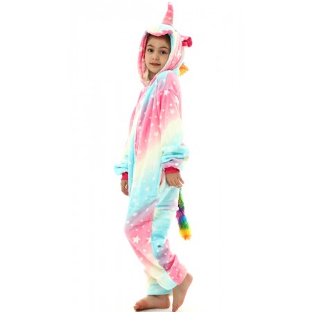 Déguisement licorne étoilée Onesie Cosplay Halloween pour filles