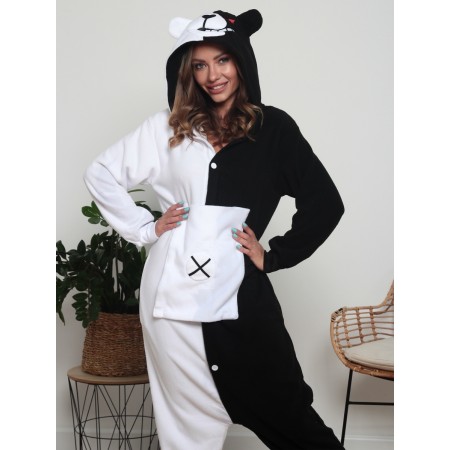 Pyjama Déguisement Monokuma Onesie pour femmes