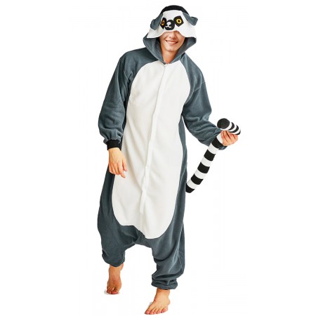 Pyjama Déguisement lémur Onesie pour hommes