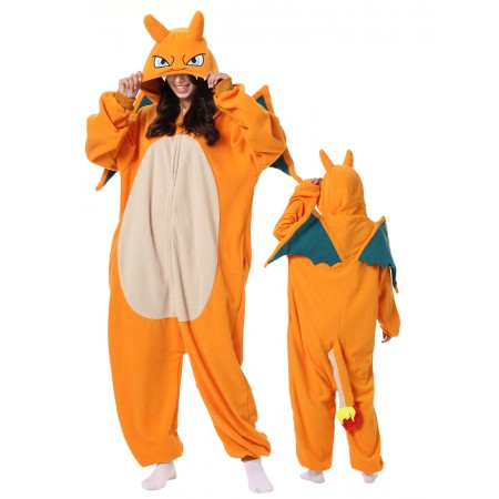 Déguisement Dracaufeu Onesie pour adultes combinaison pyjama décontractée