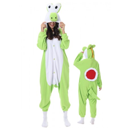 Déguisement Yoshi Onesie pour adultes combinaison pyjama décontractée