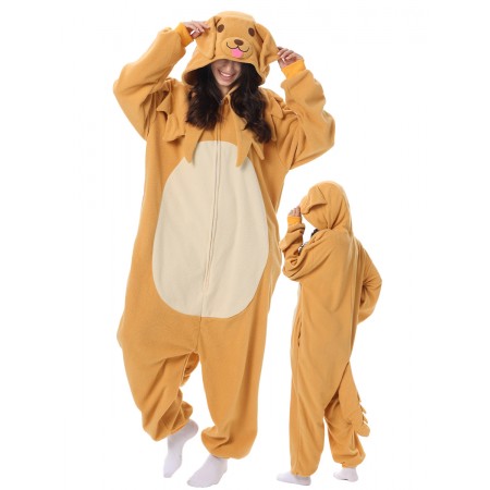 Déguisement Golden Retriever Onesie pour adultes combinaison pyjama décontractée