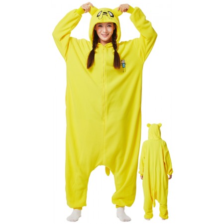 Déguisement Jake le chien Onesie pour adultes combinaison pyjama décontractée