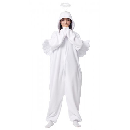 Déguisement ange Onesie pour adultes combinaison pyjama décontractée