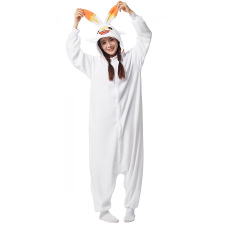 Déguisement Scorbunny Onesie pour adultes combinaison pyjama décontractée